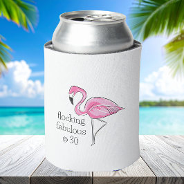 Enfriador De Latas Flamingo Flocking Fabuloso a los 30 / Cumpleaños 3