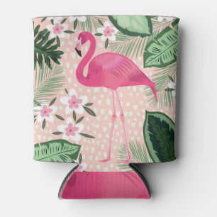 Enfriador De Latas Flamingo, palmeras, diseño de cocina
