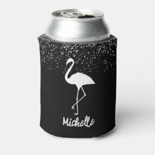 Enfriador De Latas Flamingos Personalizados Modernos y Elegantes