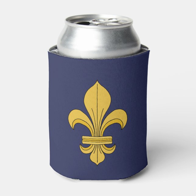 Enfriador De Latas Fleur-de-lis (Lata Anverso)