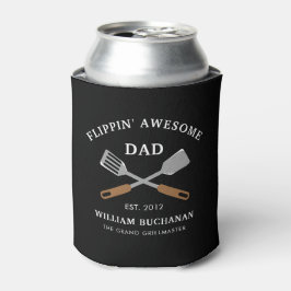Enfriador De Latas Flippin Impresionante Padre BBQ Personalizado