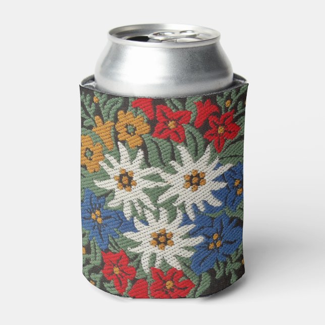 Enfriador De Latas Flor alpina suiza Edelweiss (Lata Anverso)