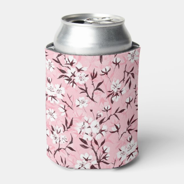 Enfriador De Latas Flor de cerezo blanco (Lata Anverso)
