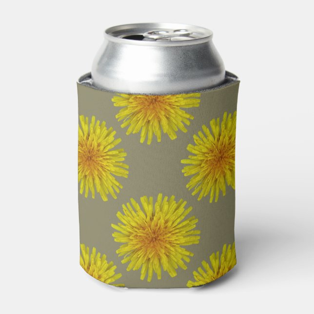 Enfriador De Latas Flor de Dandelion amarilla de verano en cualquier  (Lata Anverso)