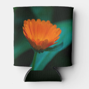 Enfriador De Latas flor de margarita naranja