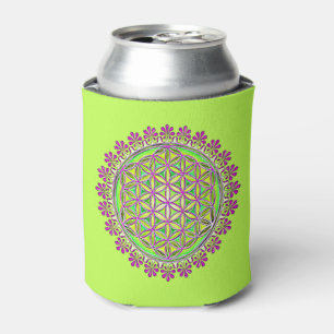 Enfriador De Latas Flor De Vida - Ornamentos De Florencia Vintage 2