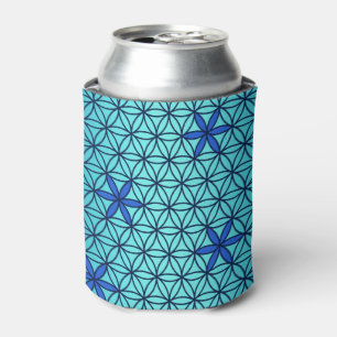 Enfriador De Latas Flor de vida - sello de patrón sin soldadura - cia