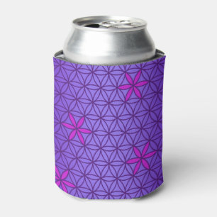 Enfriador De Latas Flor de vida - sello de patrón sin soldadura - vio