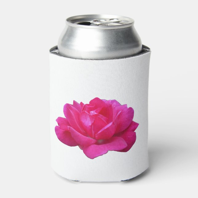 Enfriador De Latas flor rosa rosa rosa simple adorable (Lata Anverso)