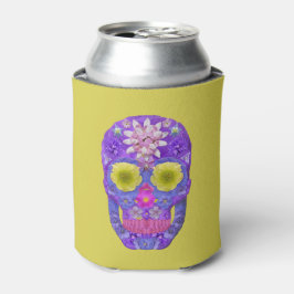 Enfriador De Latas Flor Skull 5