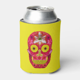 Enfriador De Latas Flor Skull 6