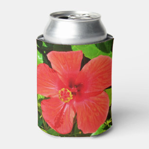 Enfriador De Latas Flor Tropical Hibiscus