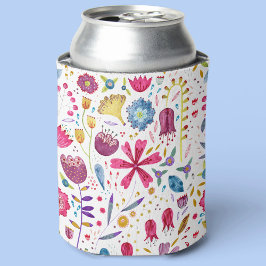 Enfriador De Latas Flora acuarela