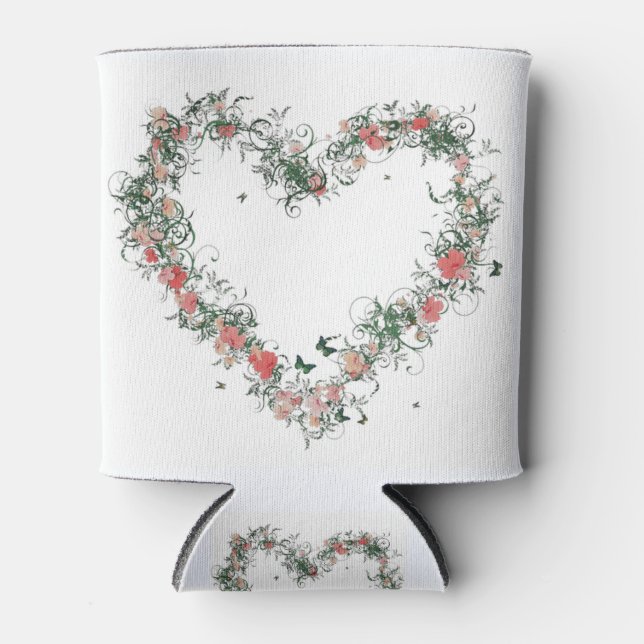 Enfriador De Latas Floral (Anverso)