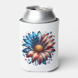 Enfriador De Latas Floral 4 de julio