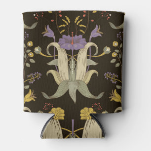 Enfriador De Latas Floral Art Nouveau: Patrón de época