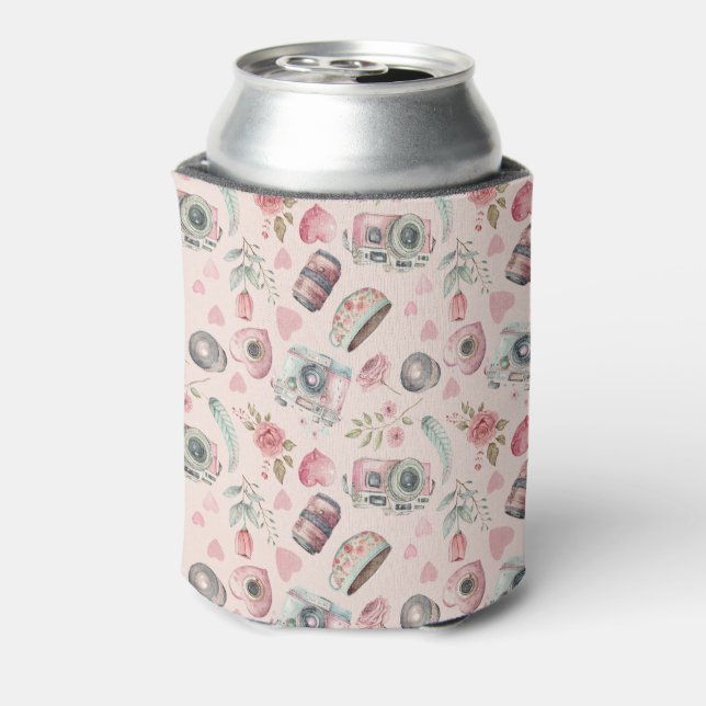 Enfriador De Latas Floral de cámara (Reverso de la lata)