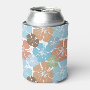 Enfriador De Latas Floral hawaiana hibiscus