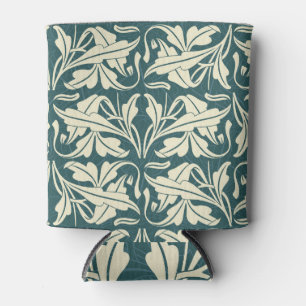 Enfriador De Latas Floral Moderna: Diseño de Patrones Elegantes.