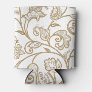 Enfriador De Latas Floral oriental: Étnica florida y azucarada.