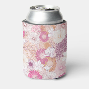 Enfriador De Latas Floral sin Costuras