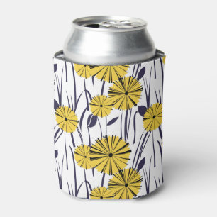 Enfriador De Latas Flores amarillas