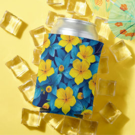 Enfriador De Latas Flores amarillas - Mediterráneo