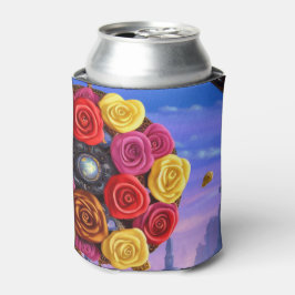 Enfriador De Latas Flores Artsy