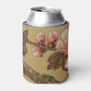 Enfriador De Latas Flores asiáticas japonesas de cerezo vintage