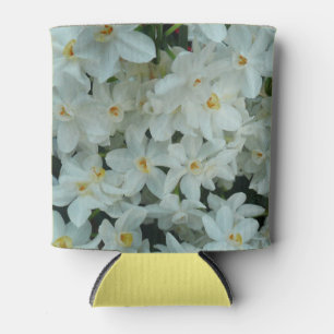Enfriador De Latas Flores blancas de arcissus paperblancas