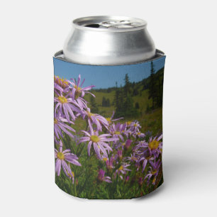 Enfriador De Latas Flores de Aster Púrpura en Mount Rainier