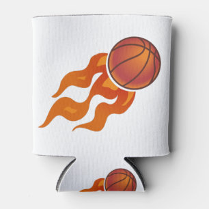 Enfriador De Latas Flores de baloncesto