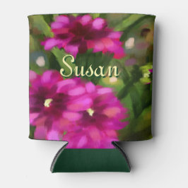 Enfriador De Latas Flores de flores de Dahlia Floral Garden Magenta