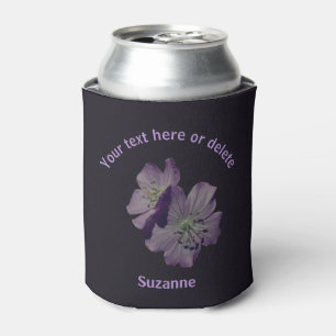 Enfriador De Latas Flores de geranio personalizadas