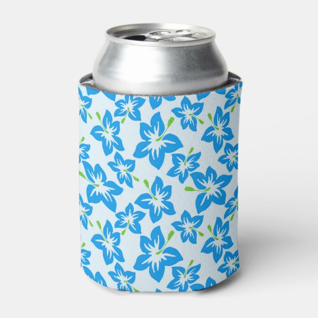 Enfriador De Latas Flores de Hawái (Lata Anverso)