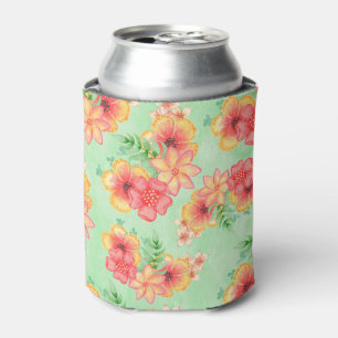 Enfriador De Latas Flores de Hawái