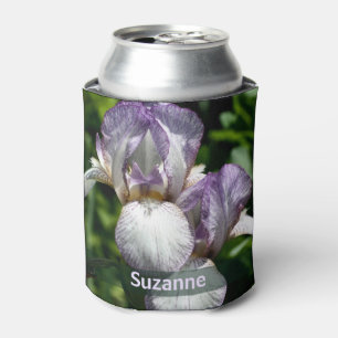 Enfriador De Latas Flores de iris con barba personalizadas
