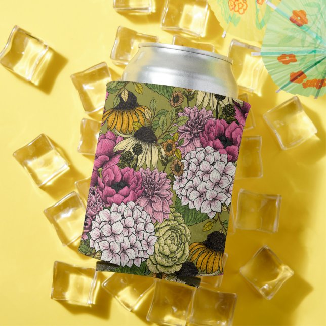 Enfriador De Latas Flores de jardín 2 (Verano in situ)