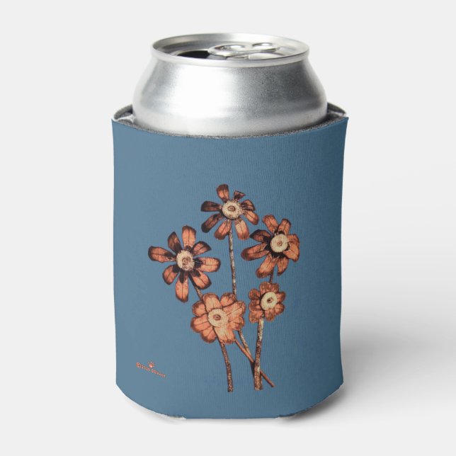 Enfriador De Latas Flores de Piña (Lata Anverso)