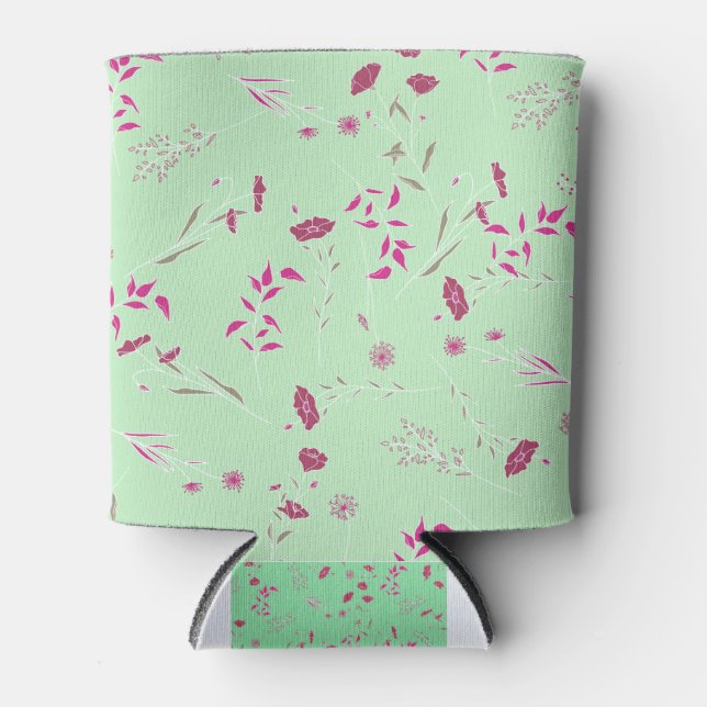 Enfriador De Latas Flores de primavera (Anverso)