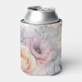 Enfriador De Latas Flores de Rosa Elegantes