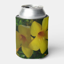 Enfriador De Latas Flores de Trompeta Dorada II Tropical