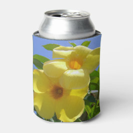 Enfriador De Latas Flores de trompeta doradas I