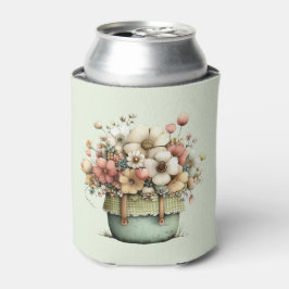 Enfriador De Latas Flores en macetas estilo acogedor y shabby lindas