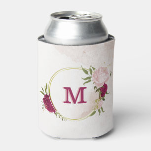 Enfriador De Latas flores magenta rosadas vegetación