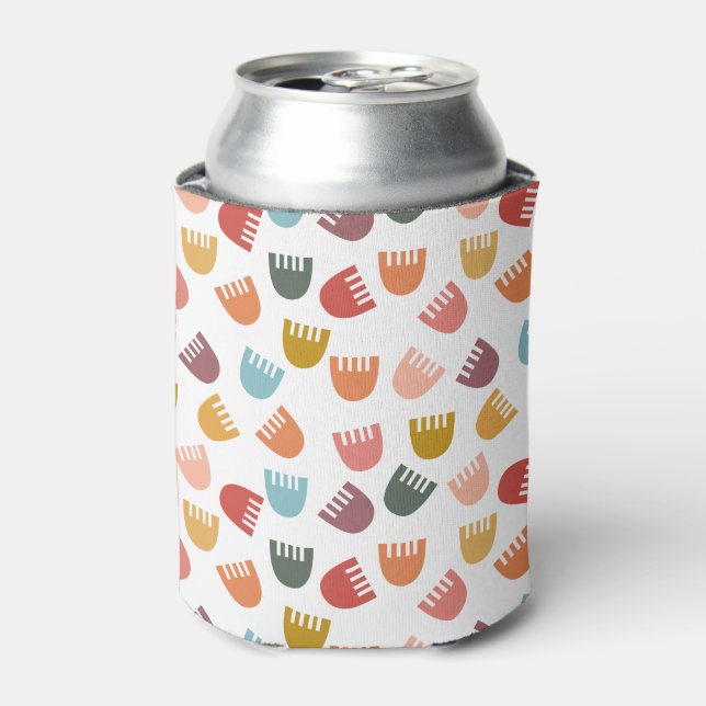 Enfriador De Latas Flores mixtas de boho (Lata Anverso)