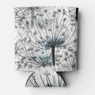 Enfriador De Latas Flores naturales: fondo de patrón sin costura.