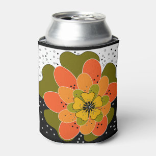 Enfriador De Latas Flores otoñales, otoño, flor, lanzamiento de ilust