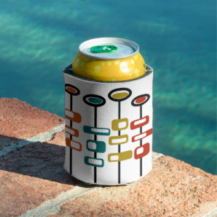 Enfriador De Latas Flores retro