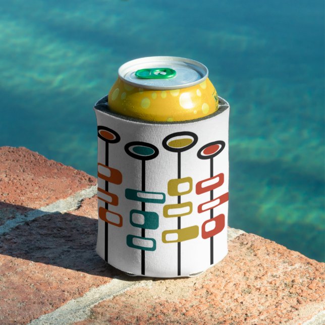Enfriador De Latas Flores retro (Piscina in situ)